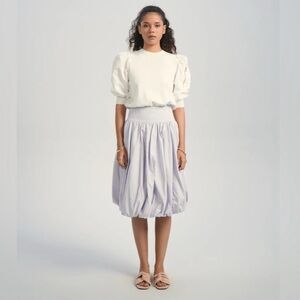 NWT Aleeza Paris Lavender bubble Skirt XS